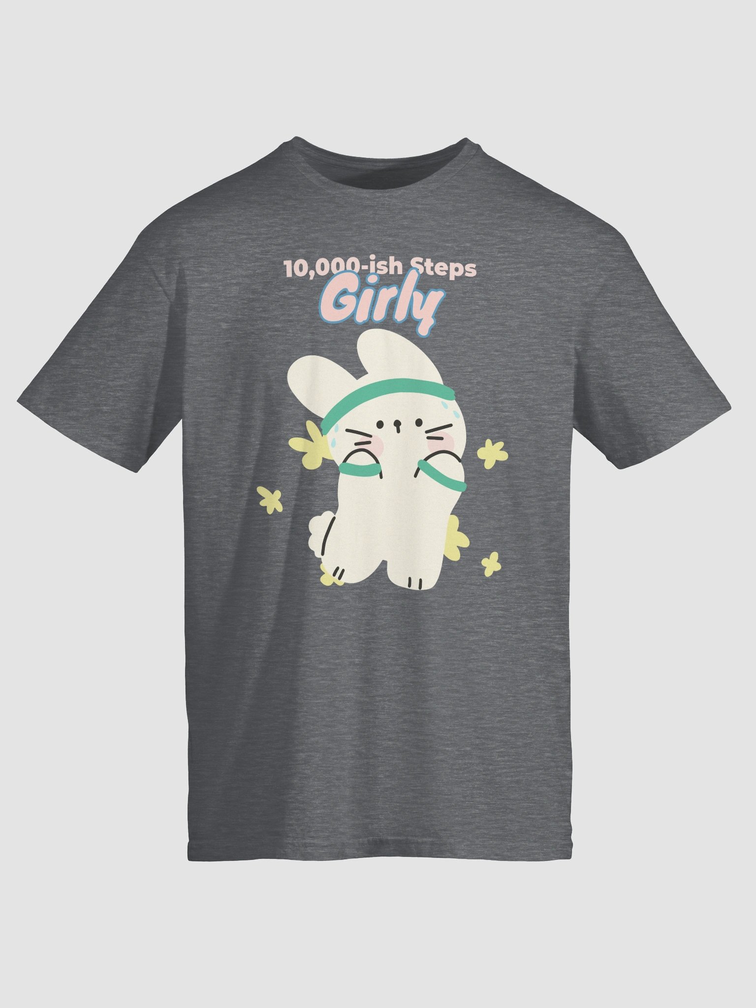 Girly Bunny 10K Steps T-Shirt product image (5)