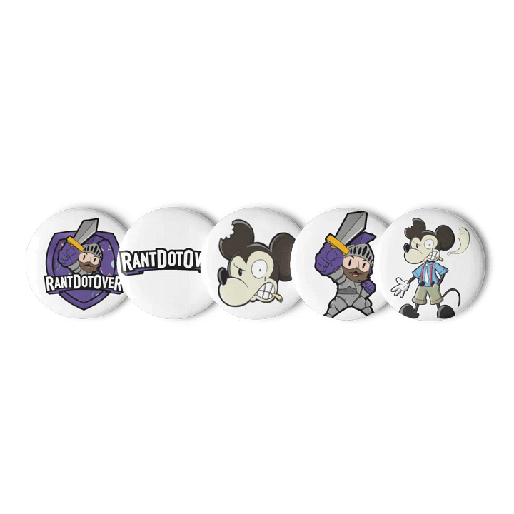 RantDotOver Pin Badges product image (1)