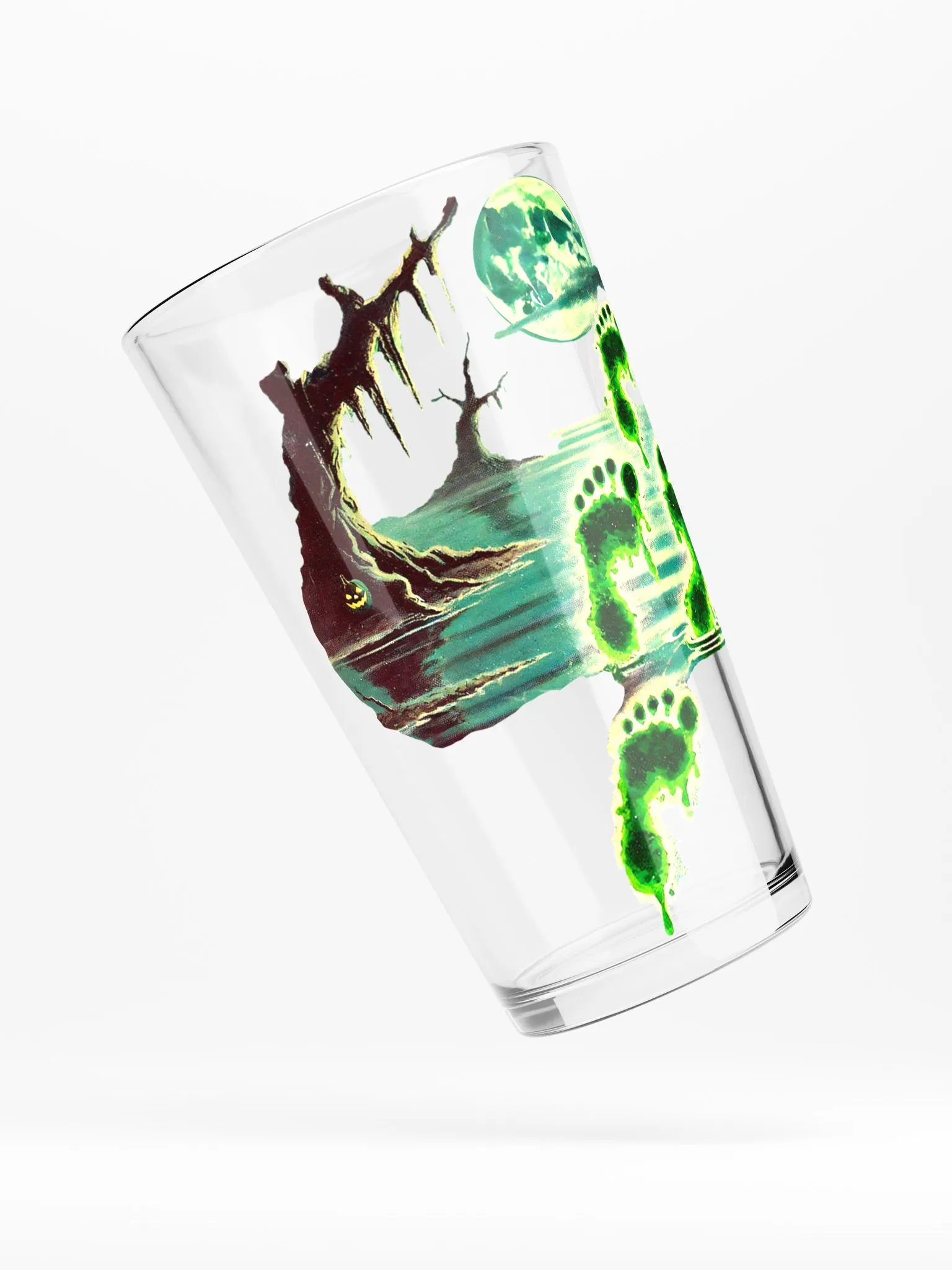 Glowing Footprints Swamp 16 oz Glass product image (4)