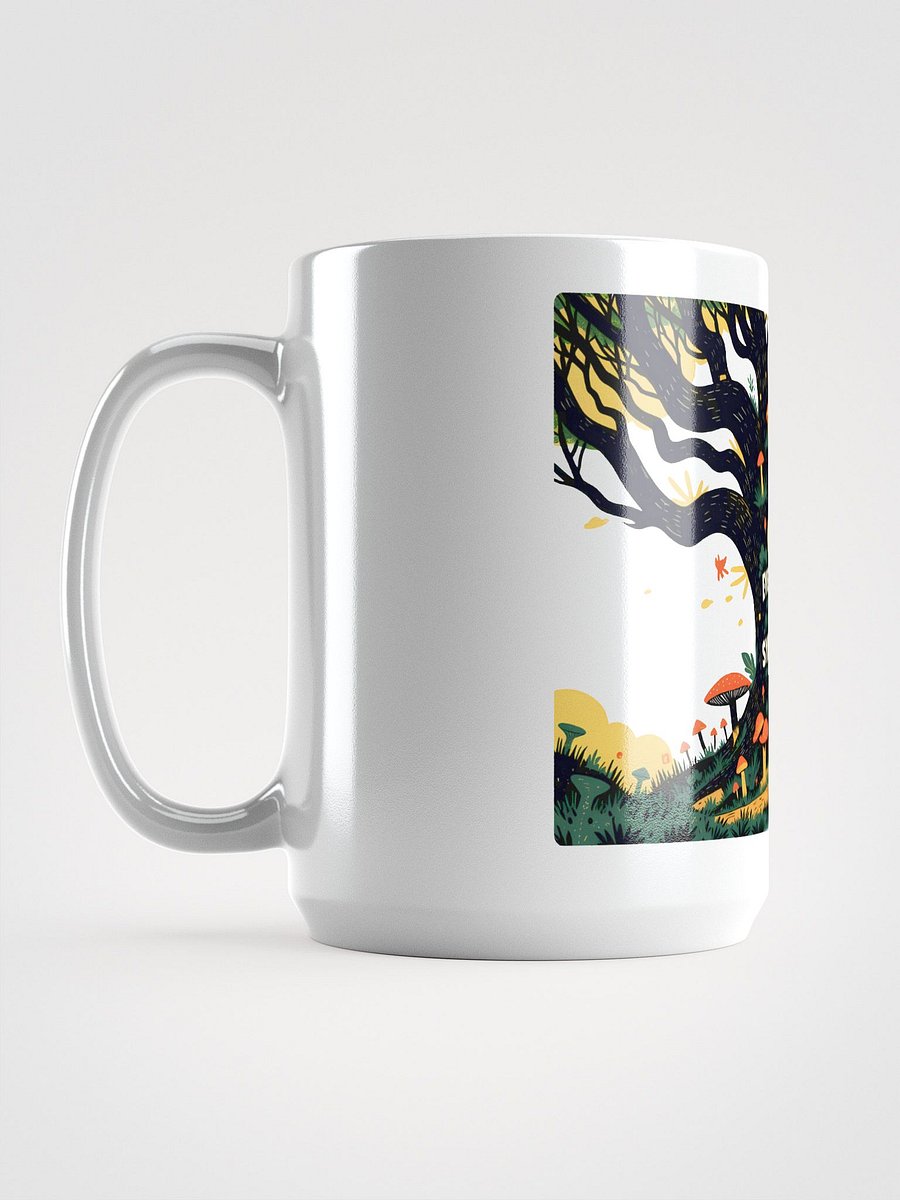 Symbiotic Nature - Tree & Mushroom Ecosystem Glossy Mug product image (6)