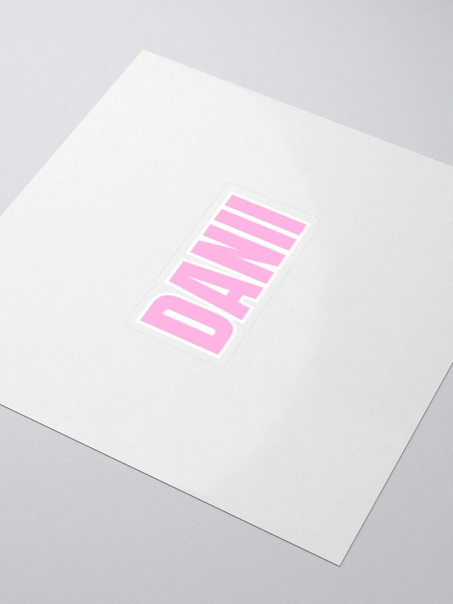 DANII PINK WHITE STICKER product image (11)