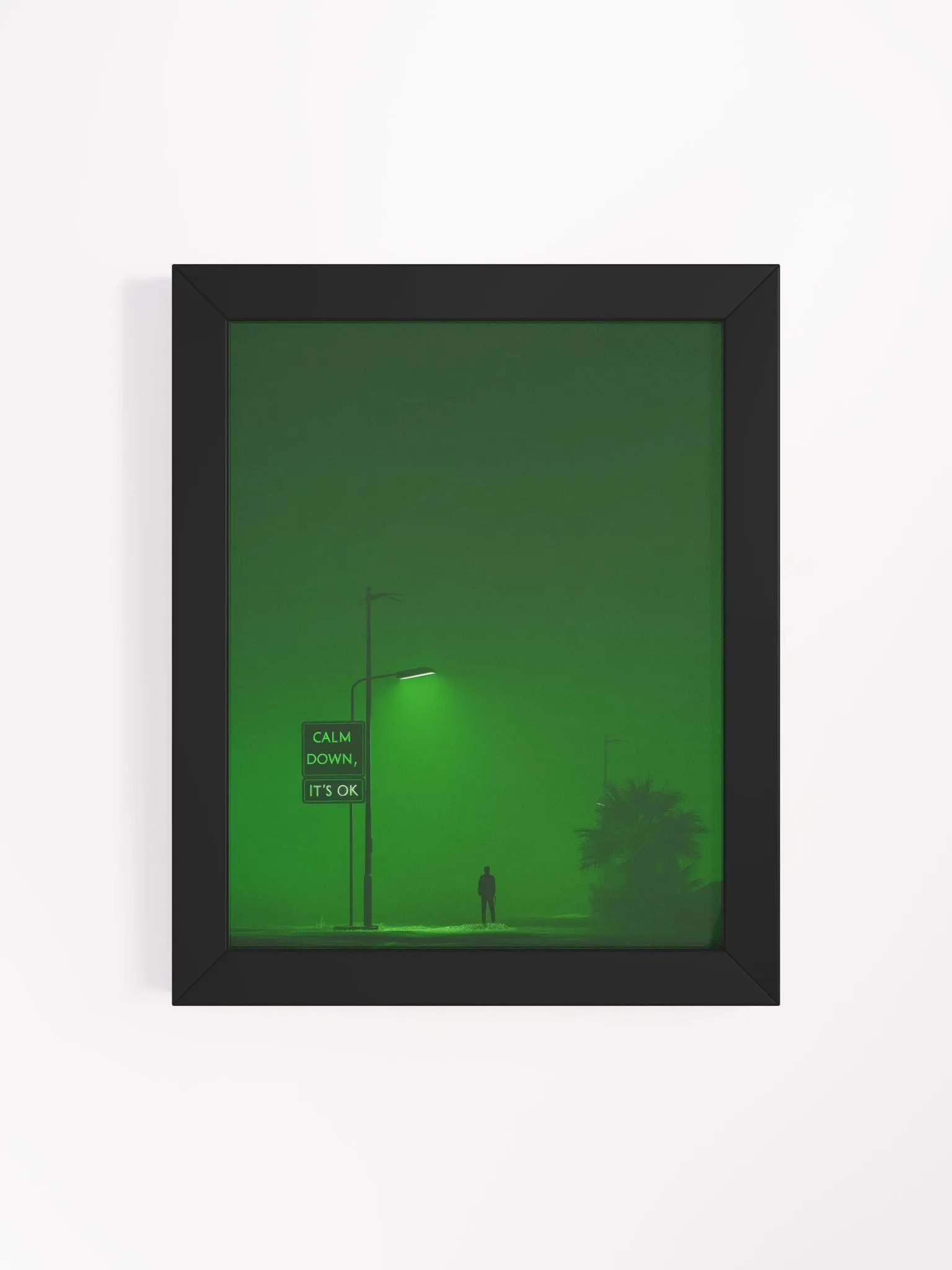 "Slowly becoming a memory" Framed Poster product image (4)