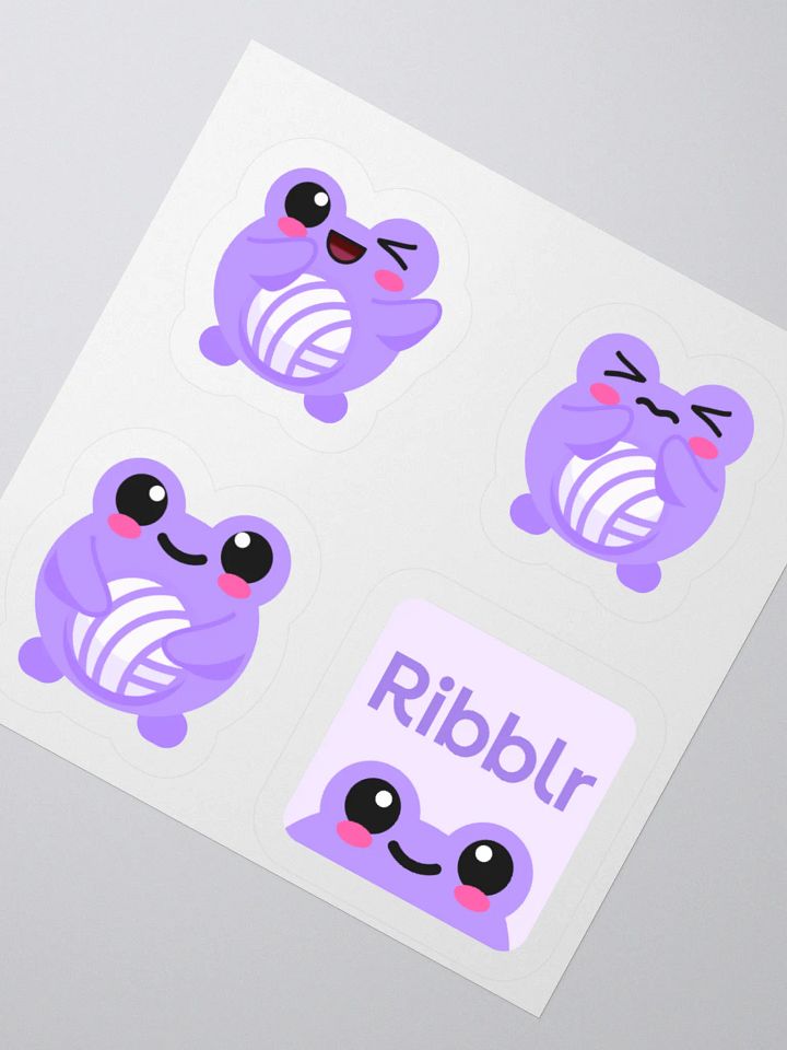 Ribbot 4 Cut stickers product image (2)