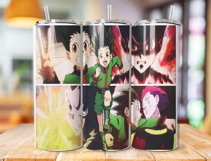 Gon Freecss 20 oz Stainless Steel Tumbler – Hunter x Hunter Adventure Design product image (1)