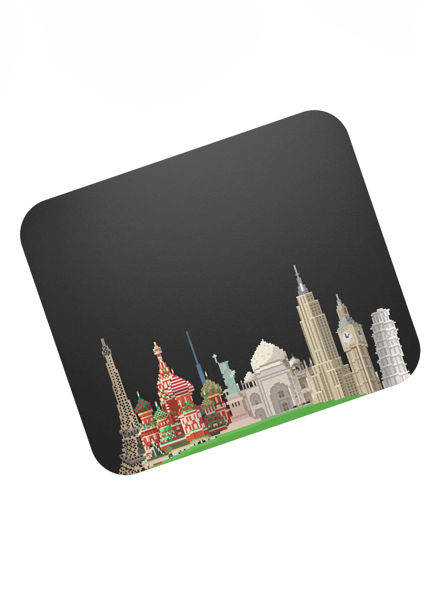 Pixelated Wonders Mouse Pad (dark) product image (7)