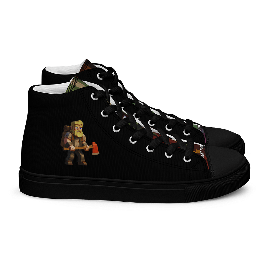 Patient PixelZ High Tops (Black Out) Womens product image (4)