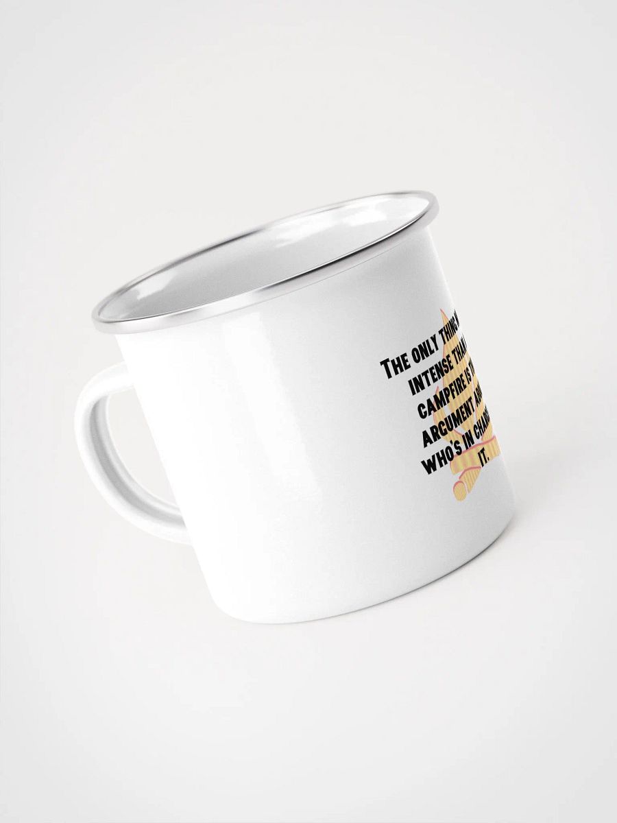 Flaming Campfire Enamel Mug product image (4)