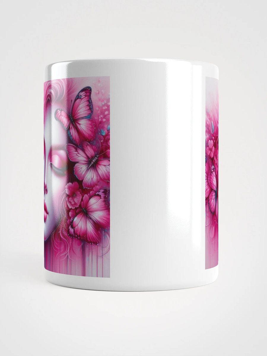 Pink Woman and Butterflies Mug product image (14)