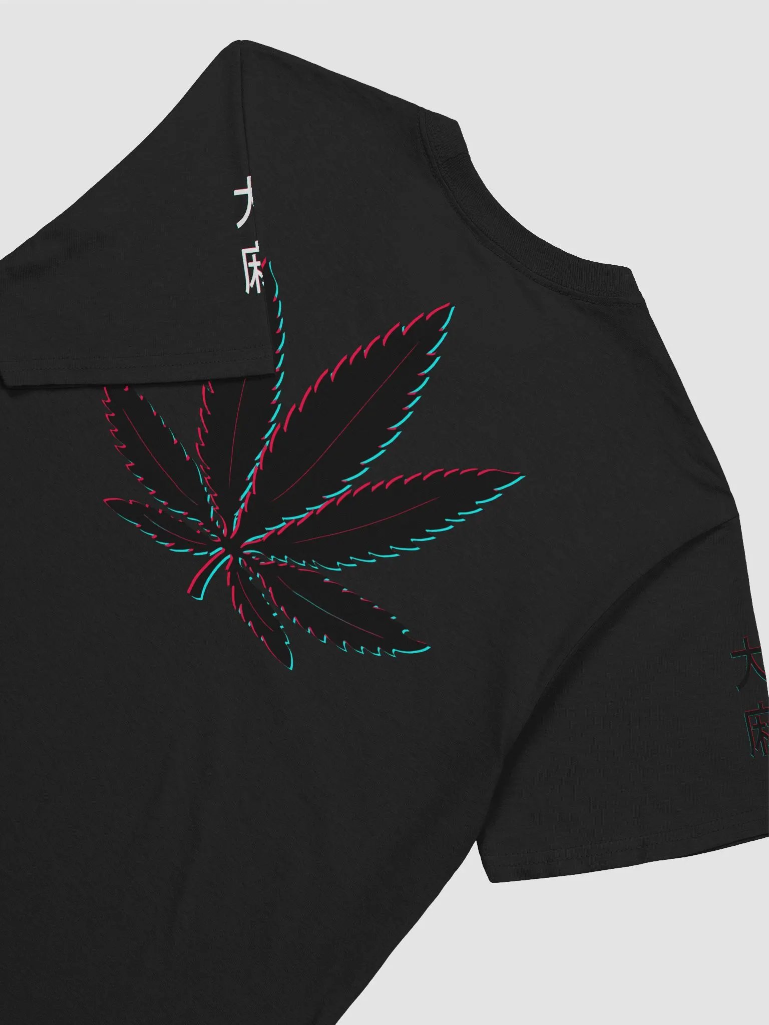 大麻 Cannabis 3D Cyberpunk Japanese T-Shirt product image (14)