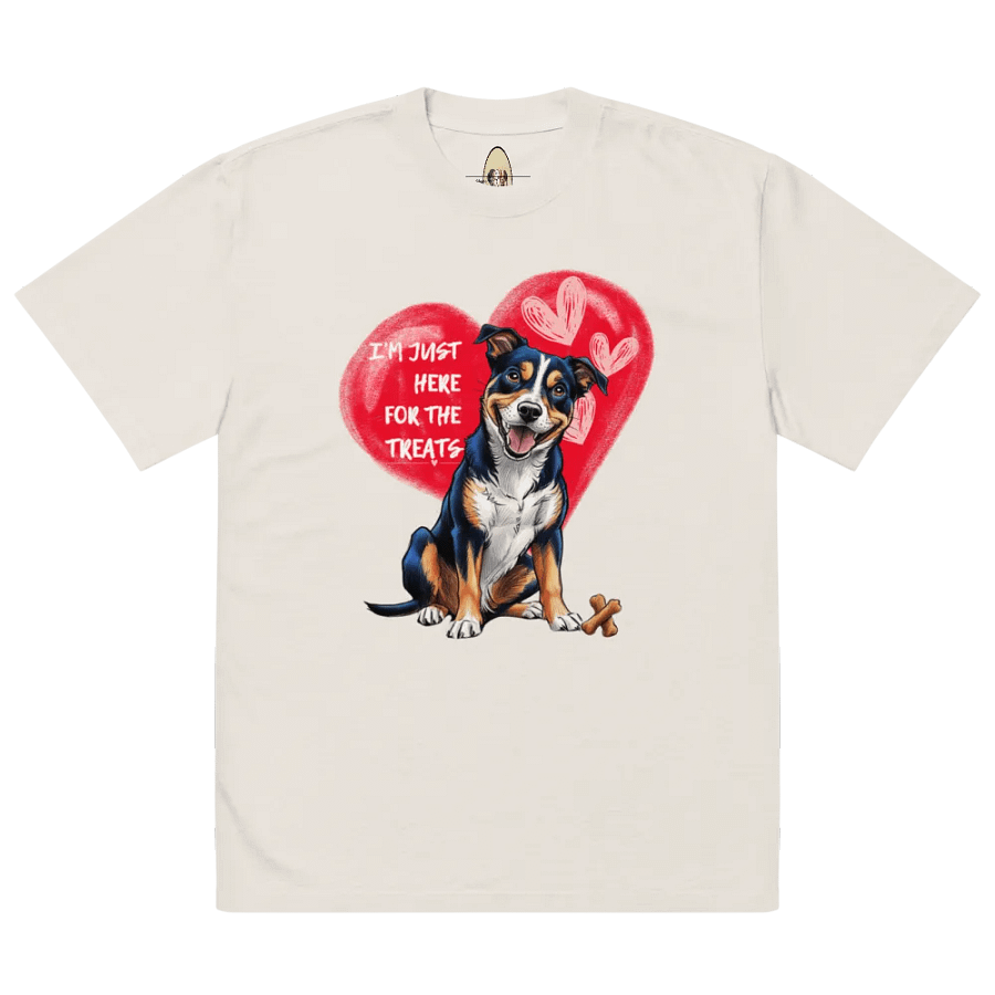 I'M YUST HERE FOR THE TREATS Oversized Tee product image (14)