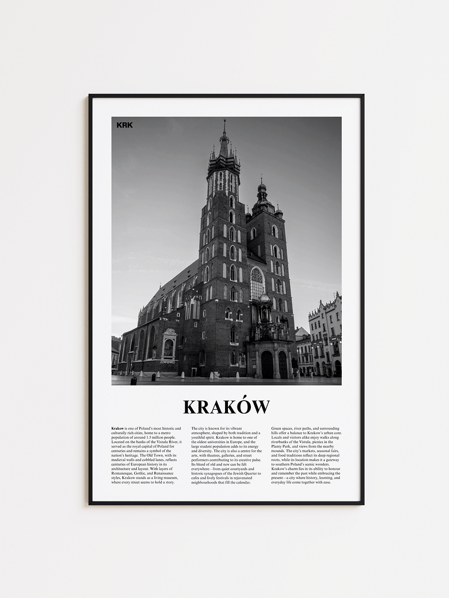 Krakow 01 Newspaper Poster product image (1)