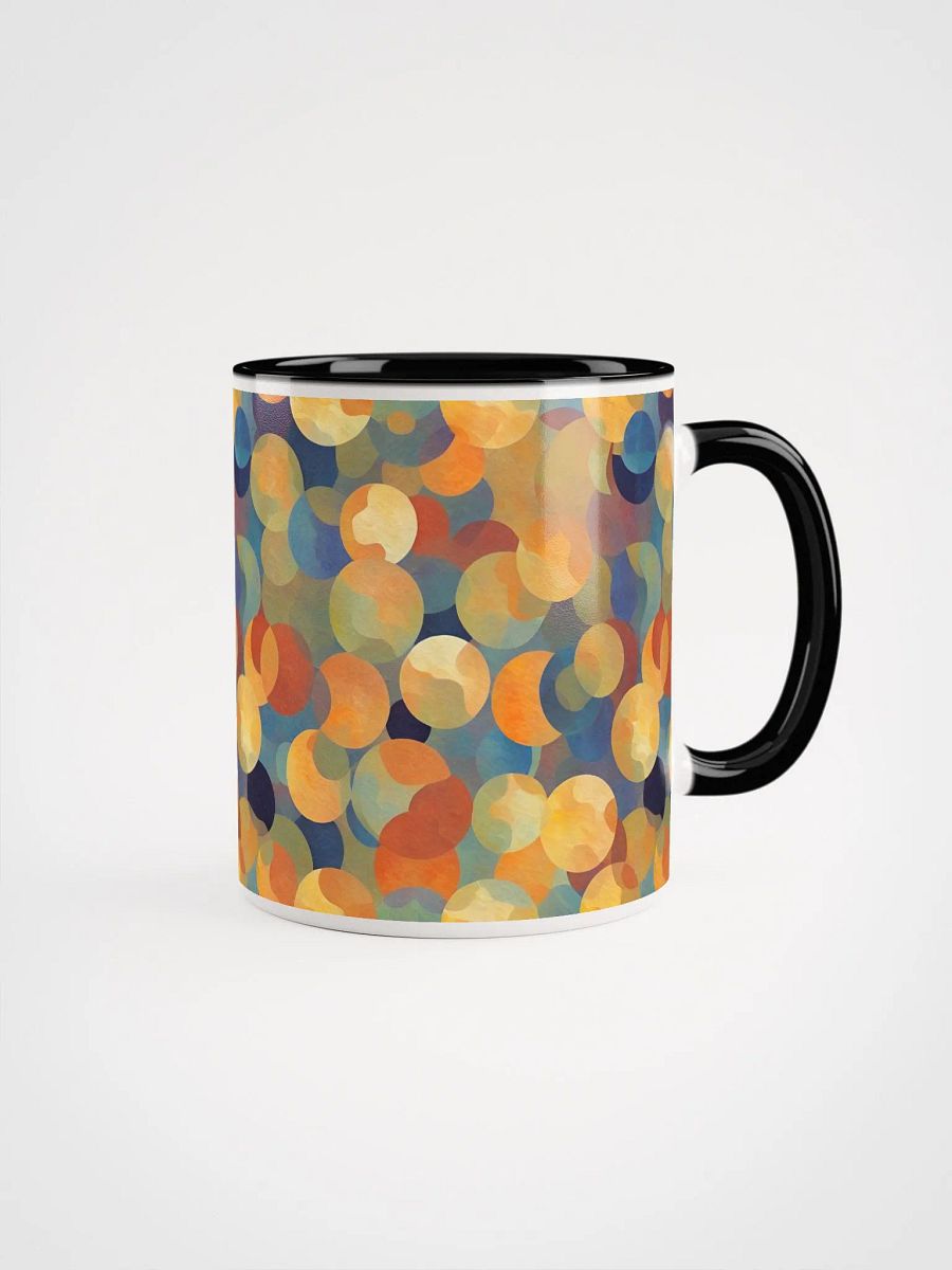 Coffee Mug with Color Inside - Modern Boho Watercolor Spheres product image (2)