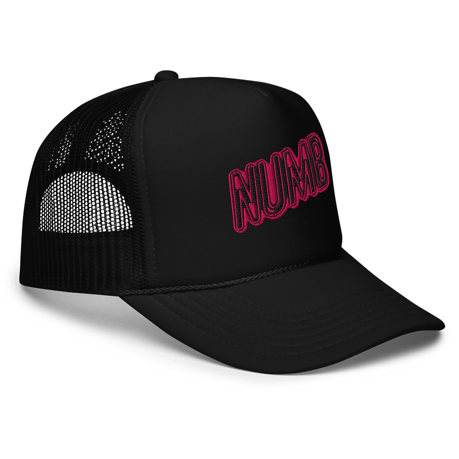 Bleed Neon (NUMB) (PINK) Trucker Hat product image (3)