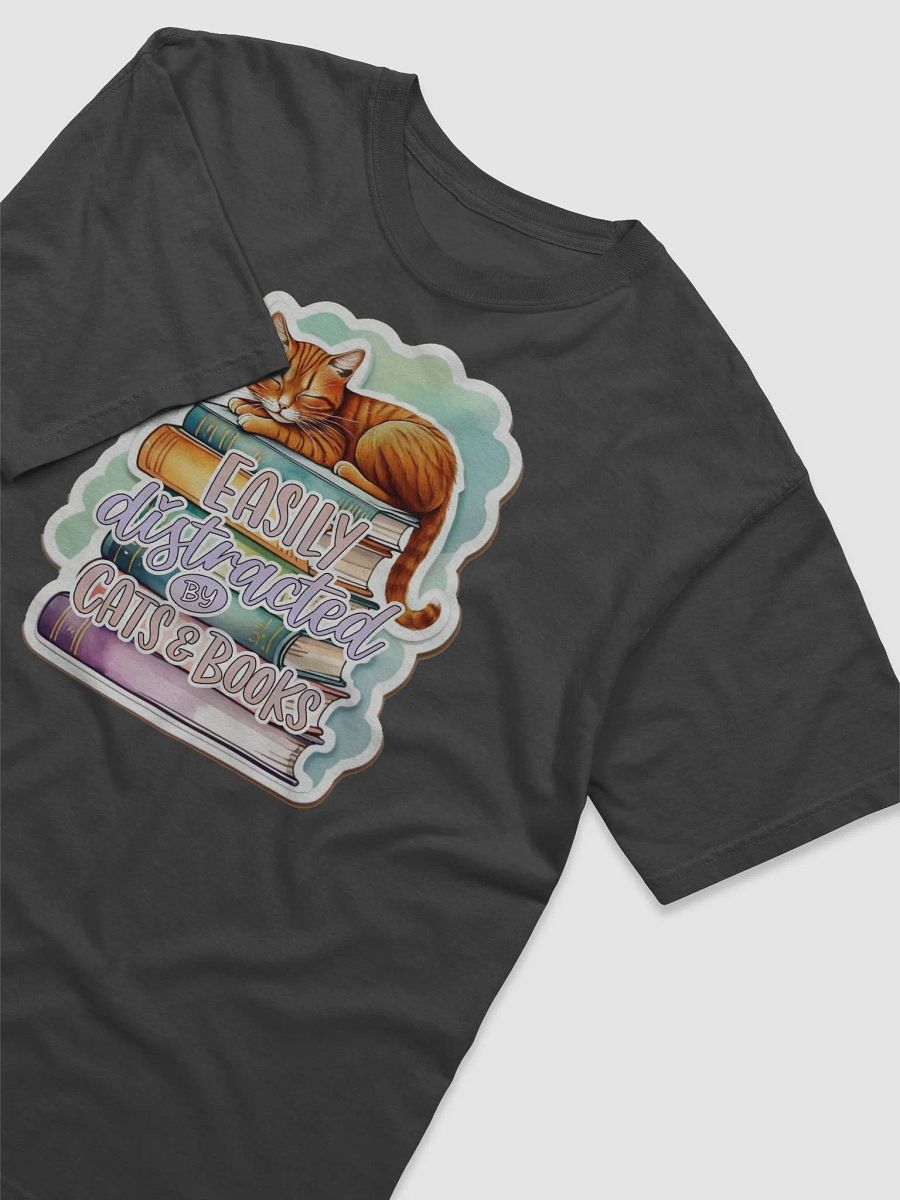 Cozy Cat & Books Graphic Tee product image (3)