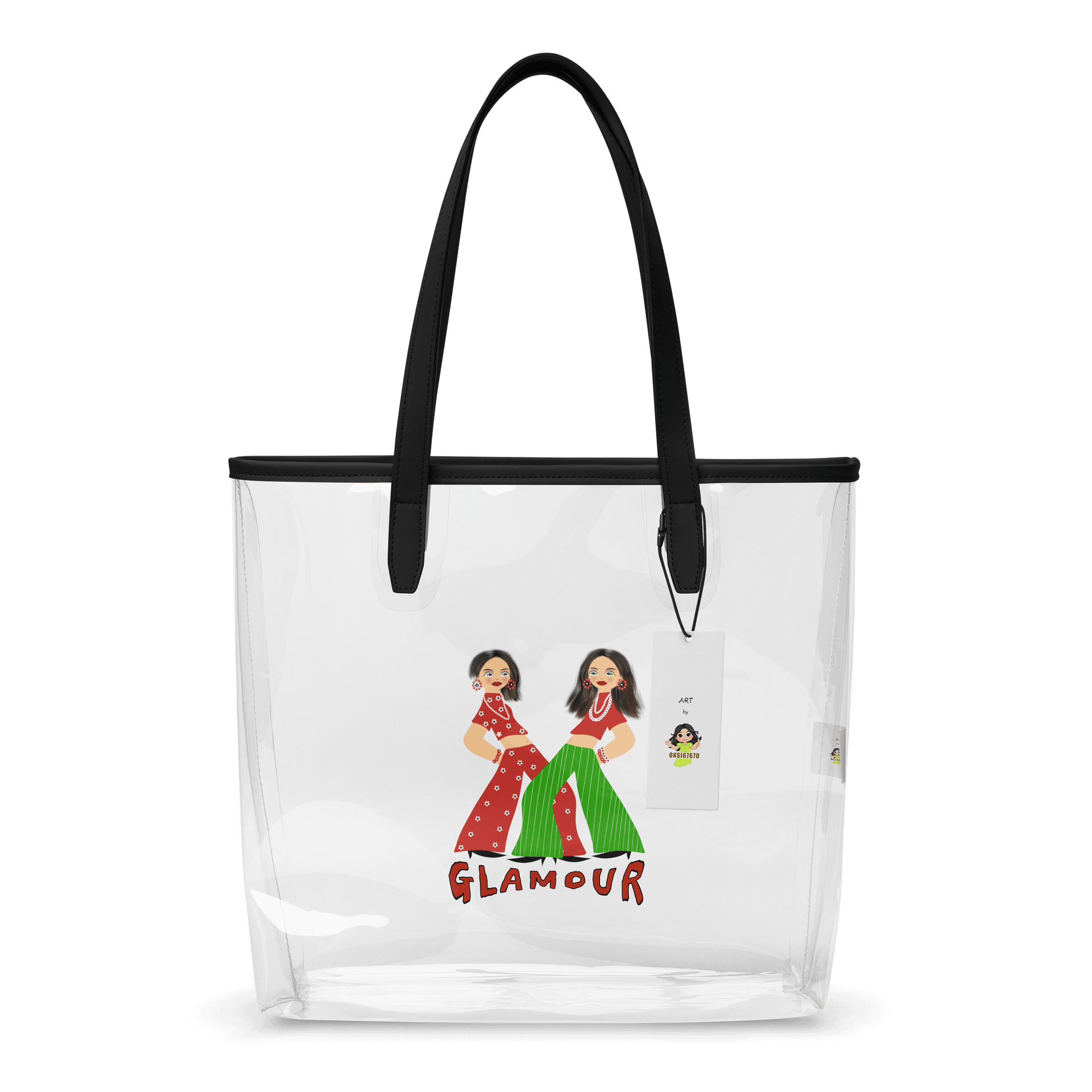 Glamour Duo Clear Tote Bag product image (1)