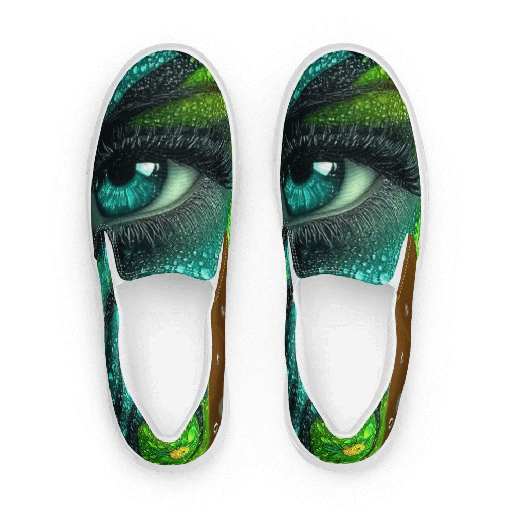 Enchanting Eye Art Women's Slip-On Shoes product image (2)