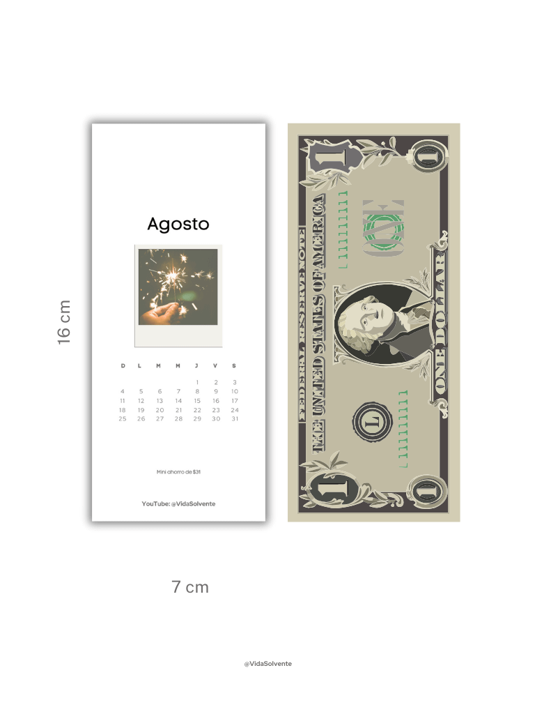 Retos de ahorro mensual (AGOSTO 2024 - ENERO 2025) product image (3)