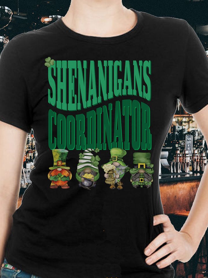 Shenanigans Coordinator Happy St. Patrick's Day St Paddy Day T-Shirt product image (2)