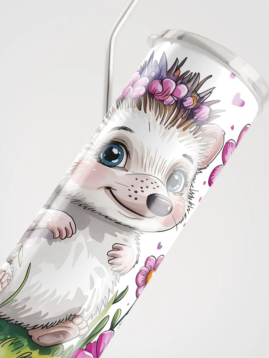 Whimsical Hedgehog Stainless Steel Tumbler product image (5)