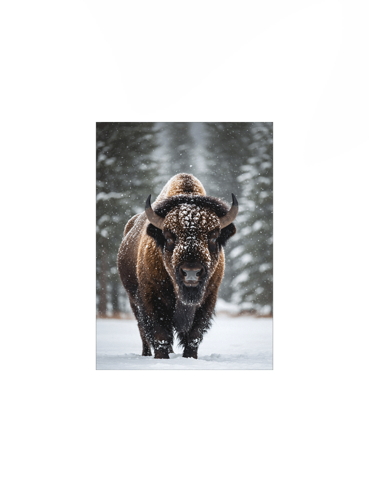 The Frosty Guardian: The Mighty Bison Poster product image (3)