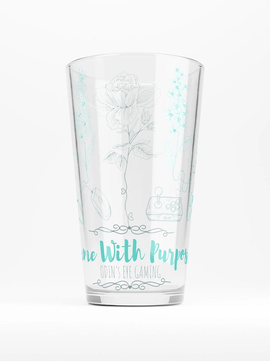 Game With Purpose - Floral Edition Glass product image (1)