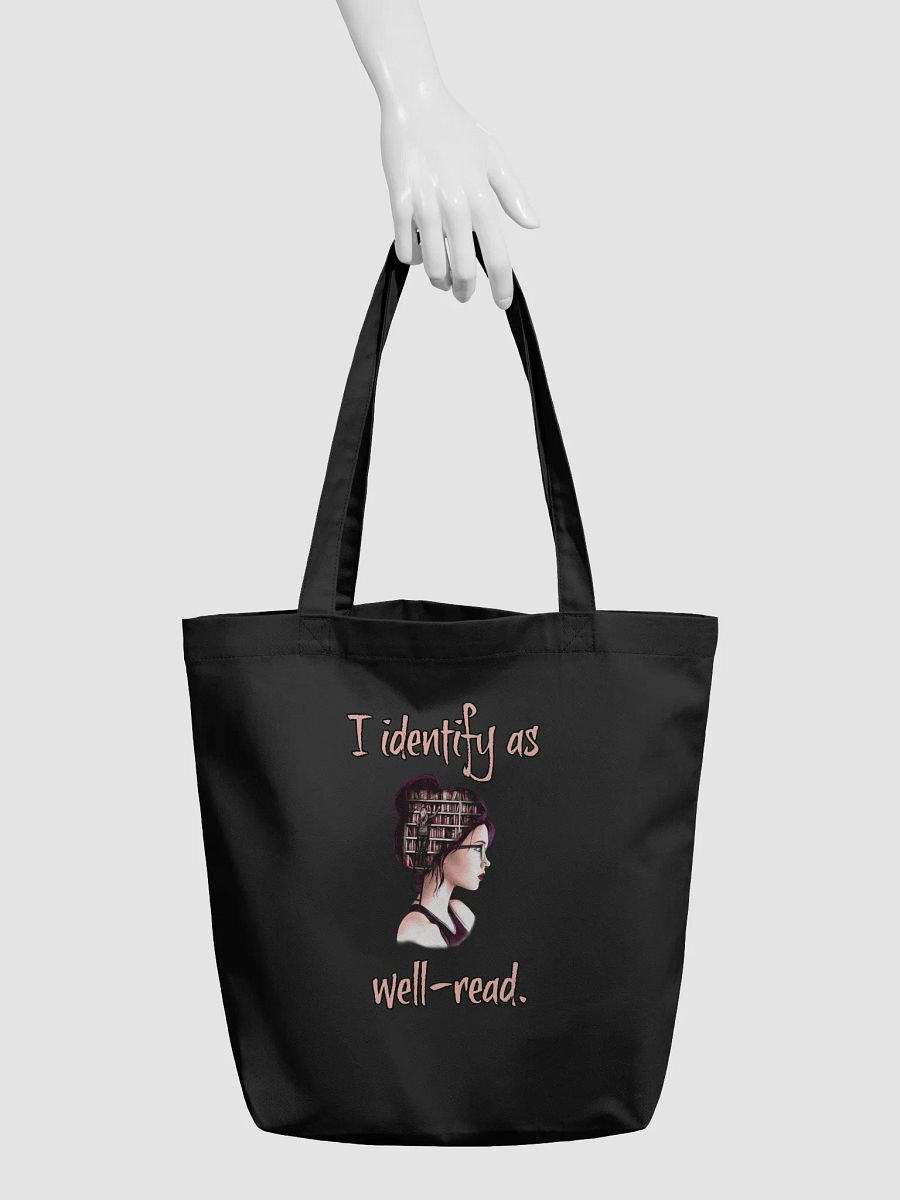 I Identify As Well-Read (Library In Her Head) Tote product image (3)