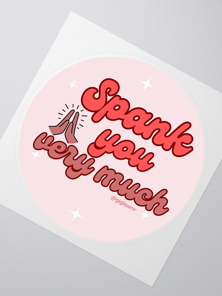 Spank You stickers product image (2)