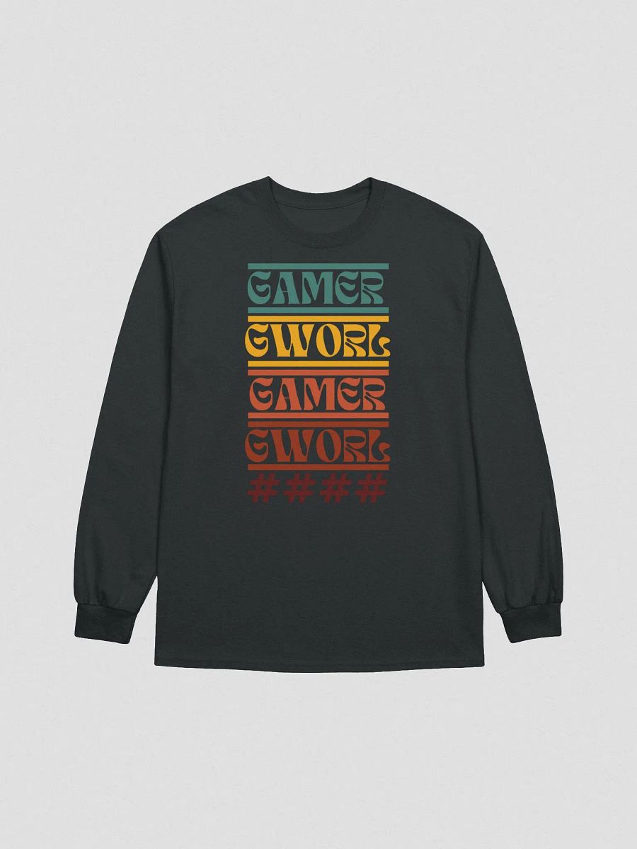 Retro Gamer Gworl long sleeve product image (2)