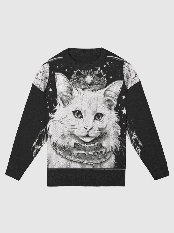 The Duchess, purrfect elegance and poise, soft jumper black product image (4)