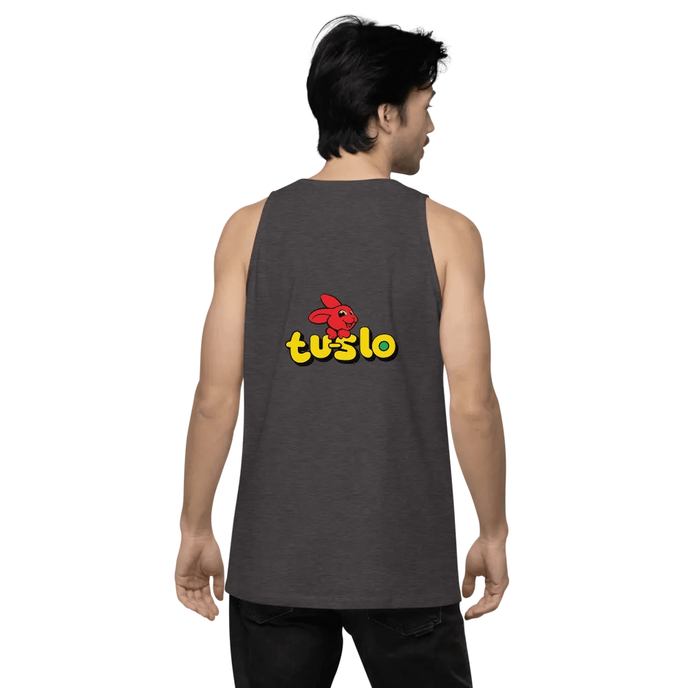 TU-SLO UNISEX EMBROIDERED SLEEVELESS TEE product image (4)