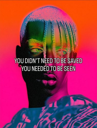 Visibility is love with the lights on.
You were never too much, just too vivid for their grayscale world.
Keep showing up in ...