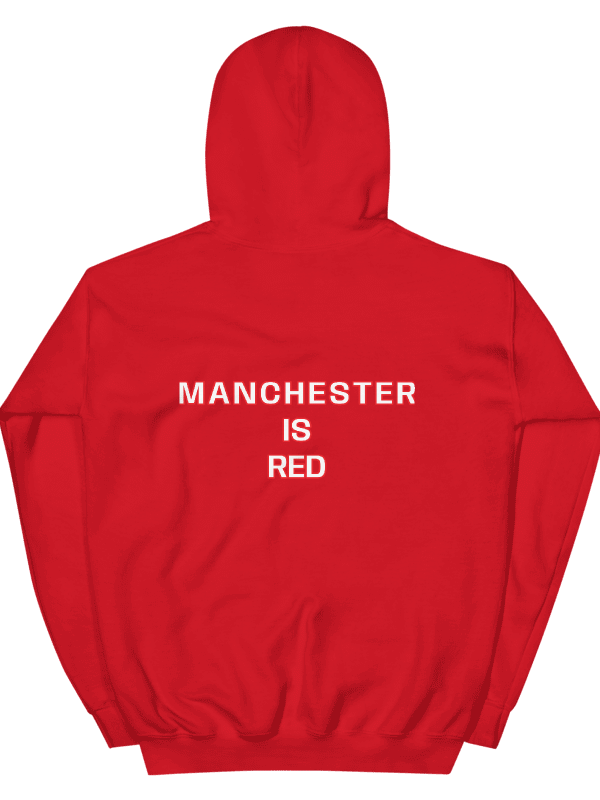 MANCHESTER IS RED - TEA UNISEX HOODIE (RED) product image (5)