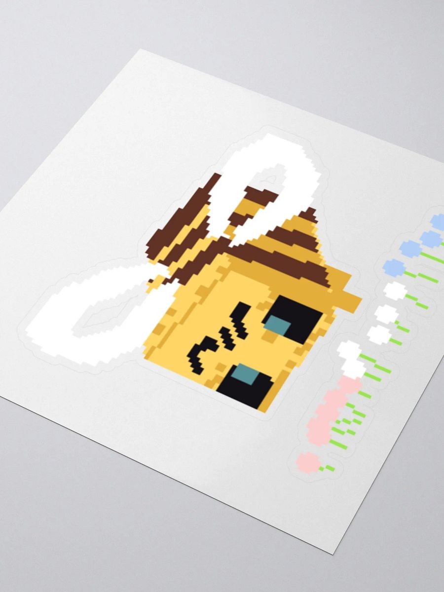 Minecraft bee sticker (trans) product image (3)