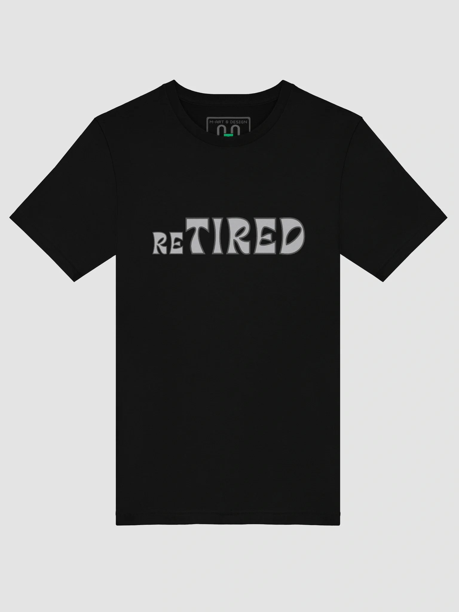 Stylish RETIRED Typography T-Shirt product image (5)