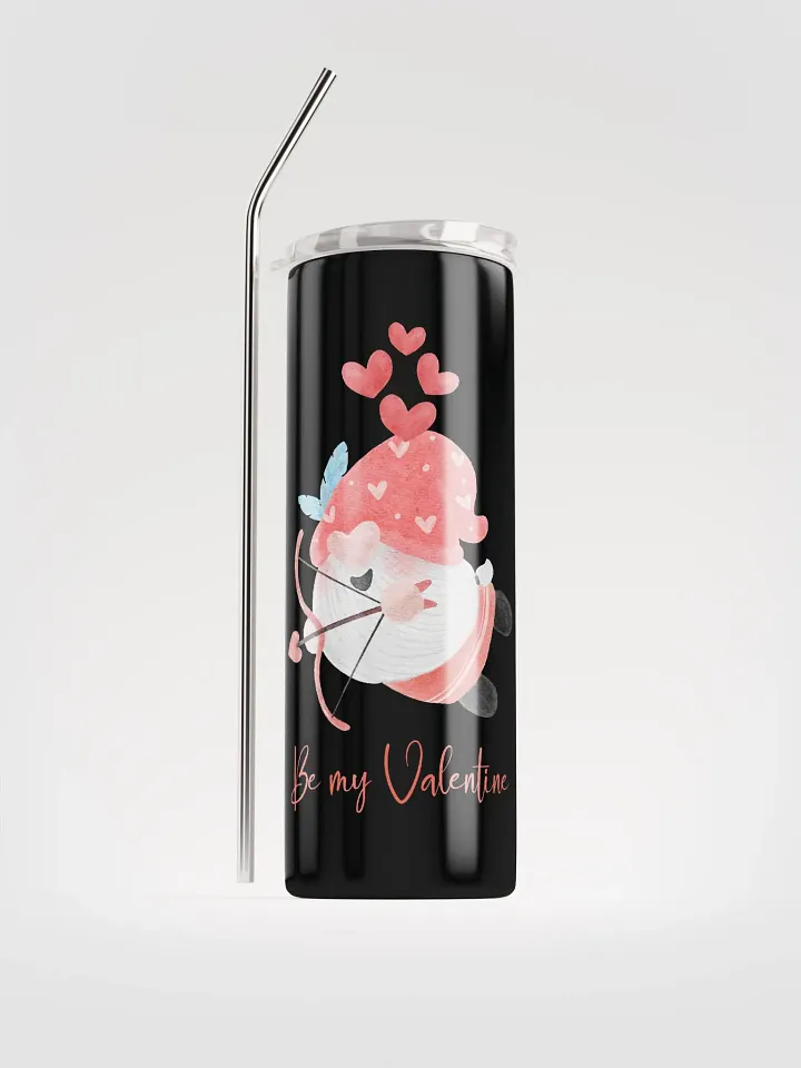 Cupid Gnome Stainless Steel Tumbler: Be My Valentine Gift! product image (1)