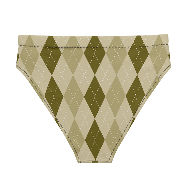 Green Argyle Paradise Bikini Bottoms product image (2)