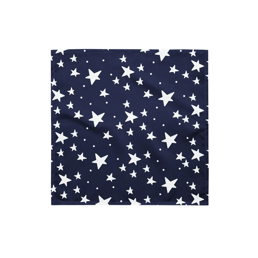 Blue + White Stars USA Bandana product image (3)
