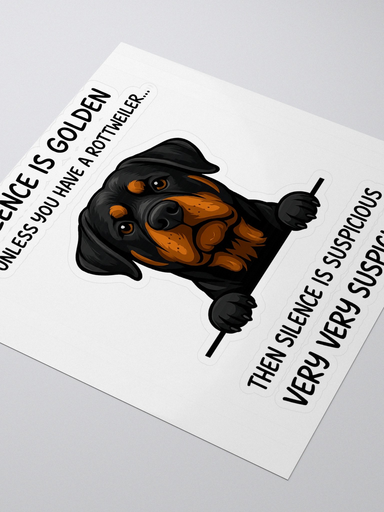 Silence is golden, unless you have a Rottweiler product image (3)