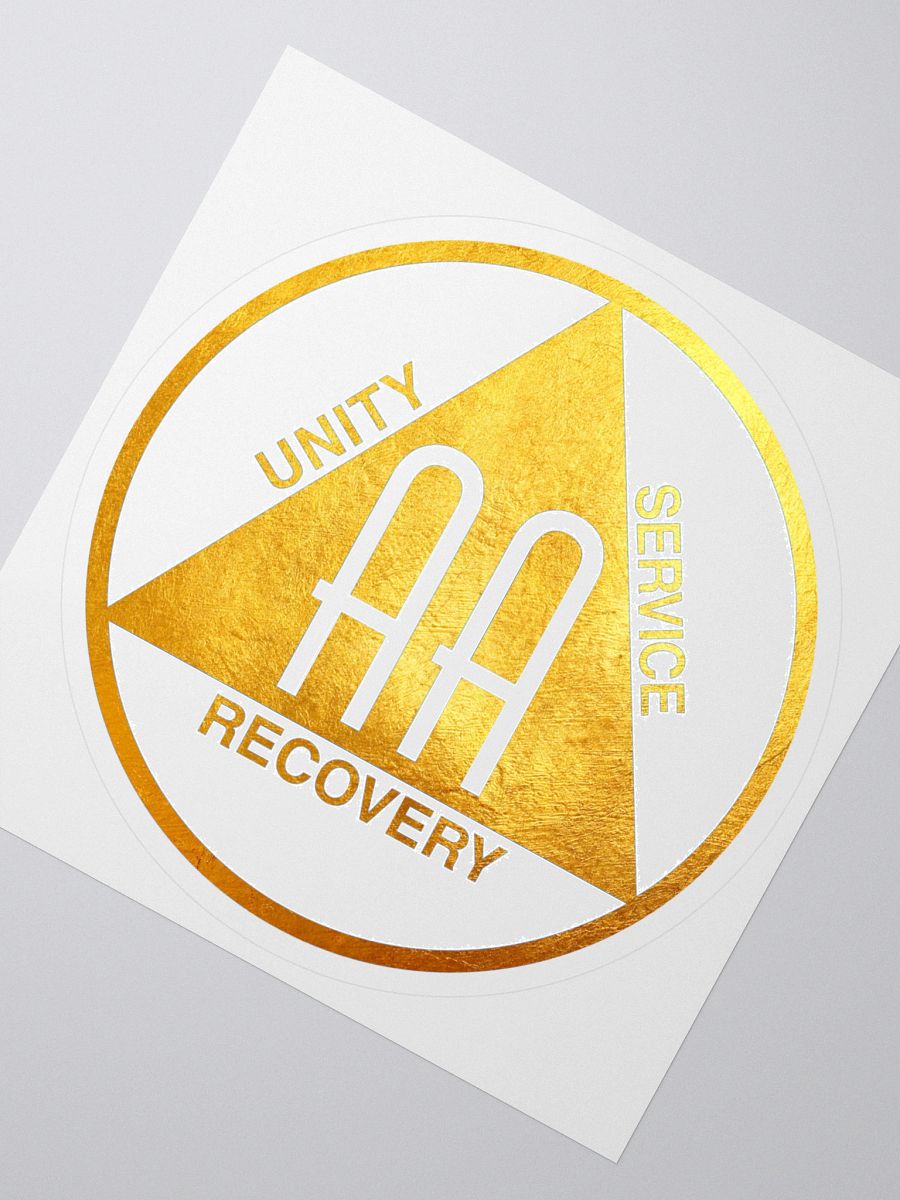 Unity Service Recovery Gold Leaf Design Sticker product image (2)