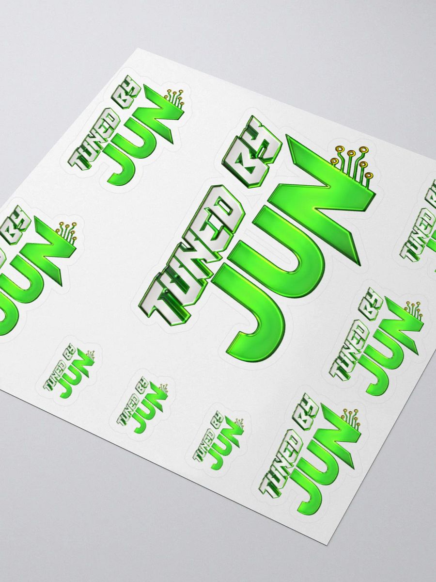 Tuned By Jun Sticker product image (3)