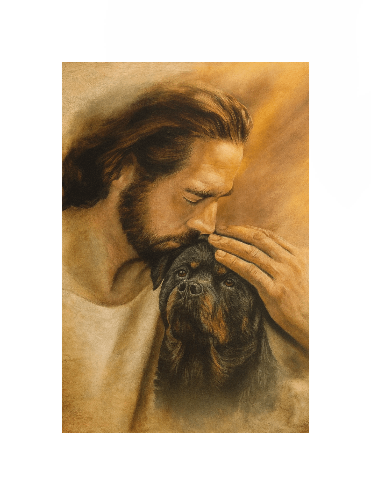 Rottweiler & Jesus Poster product image (11)