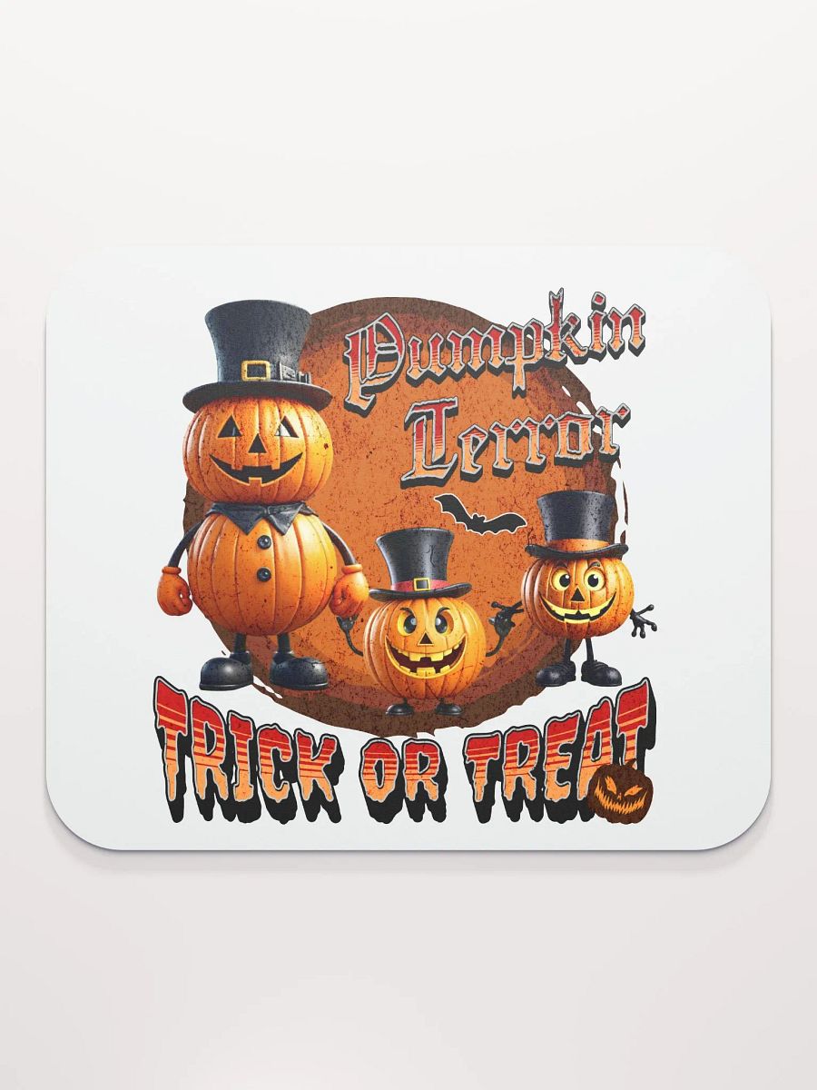 Pumpkin Terror Trick Or Treat Mouse Pad product image (2)