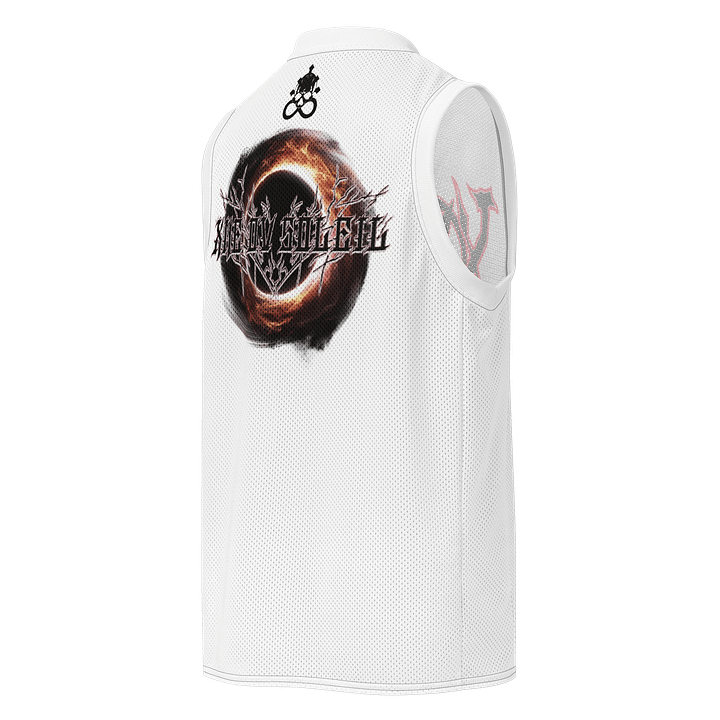 XNE OV SOLEIL Basketball Jersey (White) product image (2)