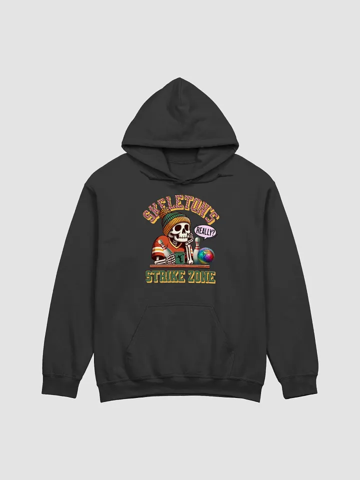 Skeletons Strike Zone Bowling Contemplative Hoodie product image (1)