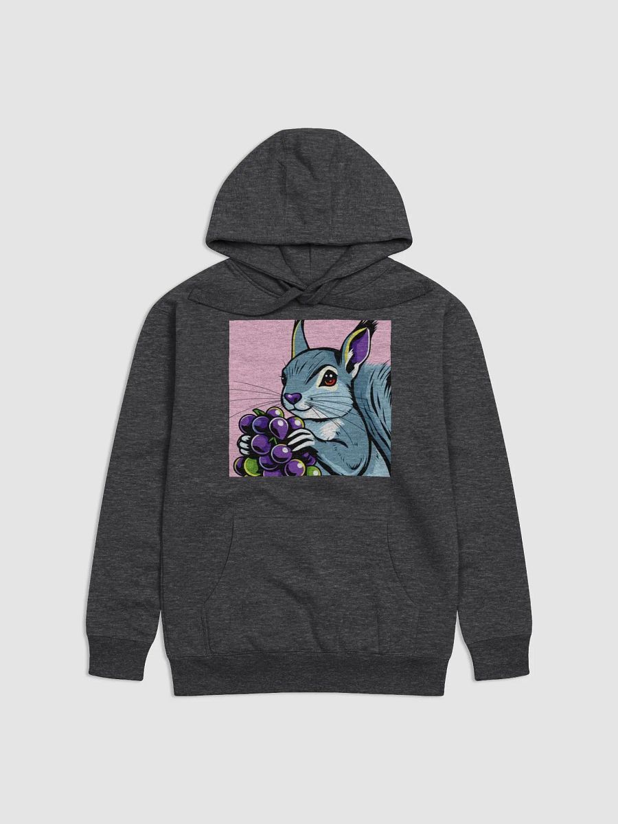 Grape Gathering Squirrel Premium Hoodie product image (1)