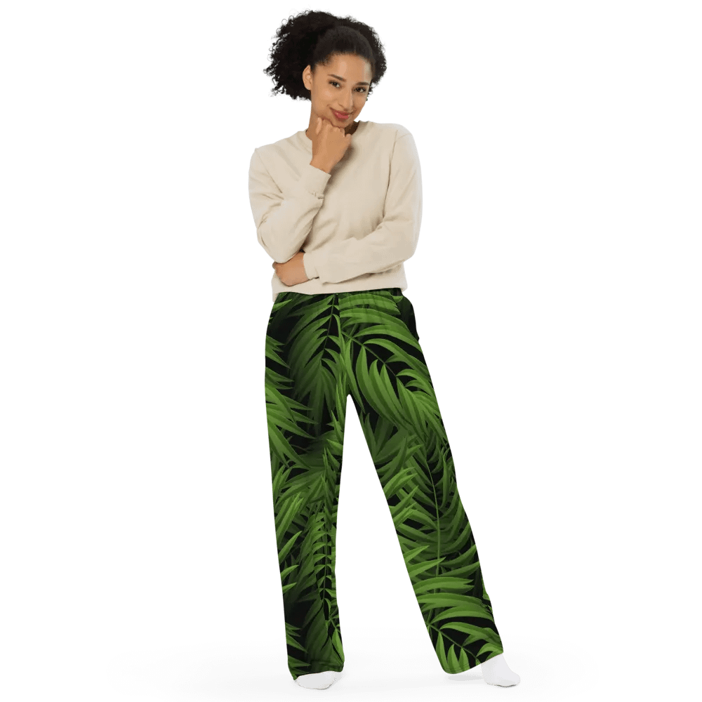 Lush Leaf Unisex Wide-Leg Pants product image (11)