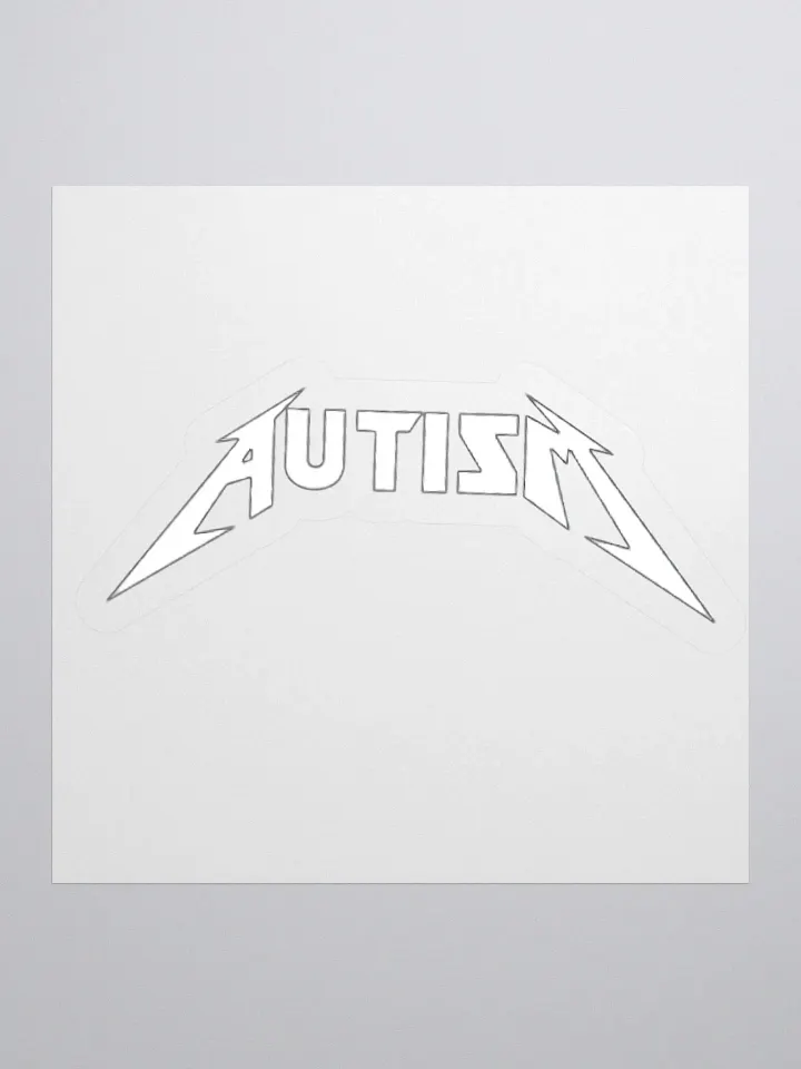 Autism Metallica Style Sticker product image (1)