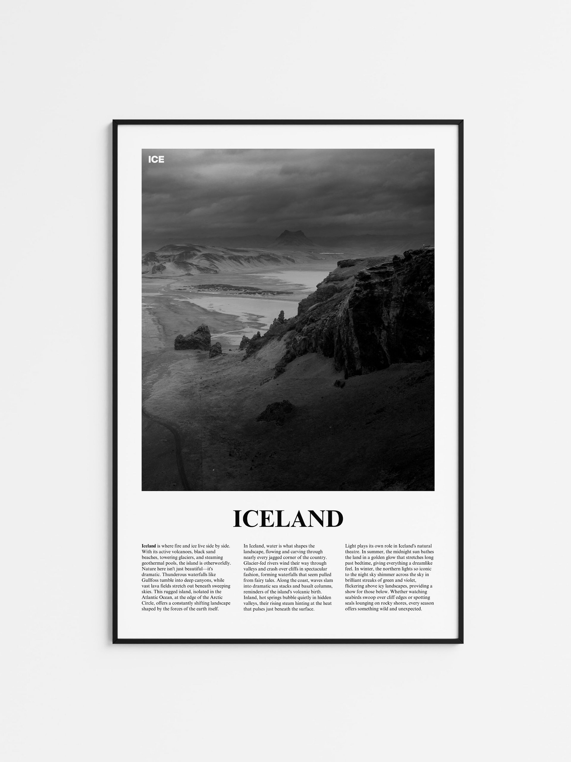 Iceland 04 Newspaper Poster product image (1)