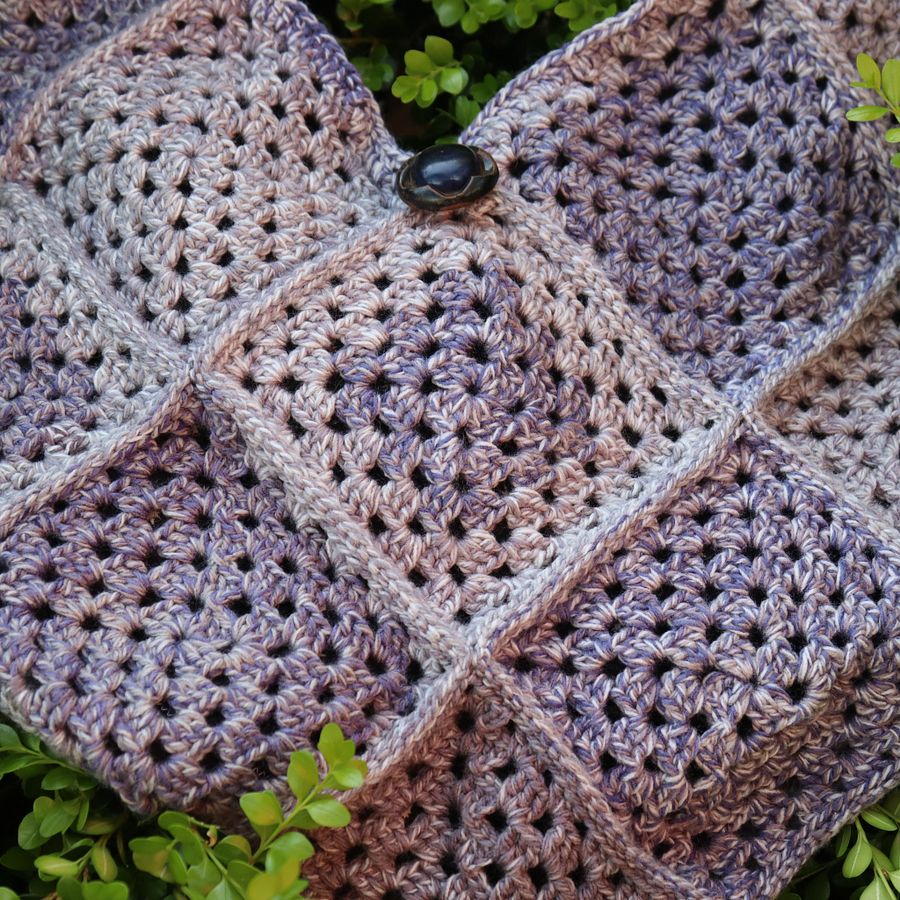 Cool Gray Oversized Crochet Tote - Handmade and One of a Kind product image (4)
