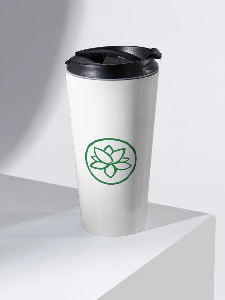 Lofi Lotus Stainless Steel Travel Mug product image (1)